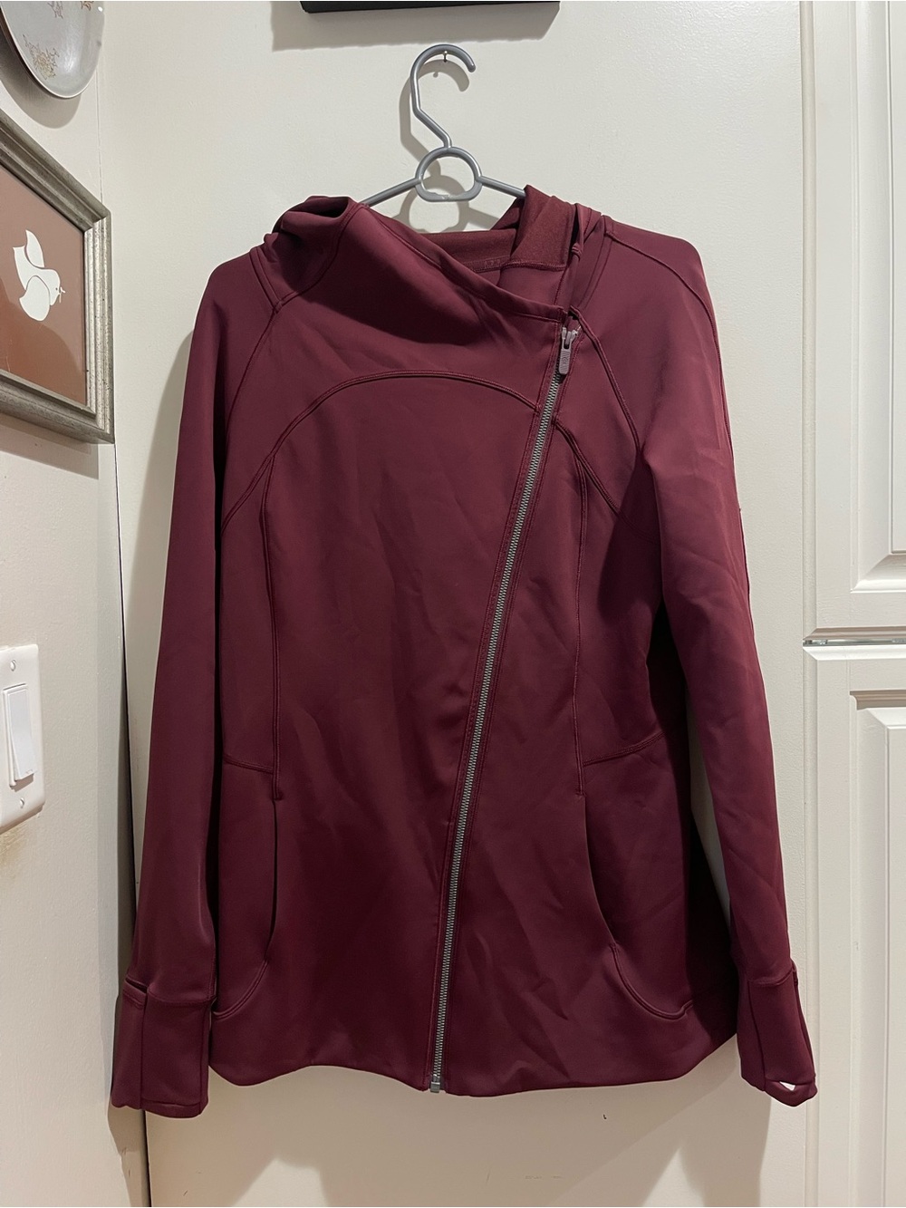 Lululemon Garnet Red Burgundy Every Journey Hoodie Spacer Jacket Women’s Sz 10